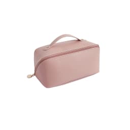2pcs Travel Cosmetic Bag Large Capacity Makeup Storage Brushe Toiletry Wash Organizer