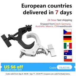 20Pcs/Lots Durable Heavy Duty Hooks 150kg 40-60mm Aluminum Alloy Clamp Bracket Stage Light Hook Light Clamp Holder Truss