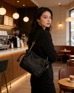 Minimalist women's tote bag, luxury handbag with large capacity shoulder bag