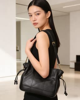 Minimalist women's tote bag, luxury handbag with large capacity shoulder bag