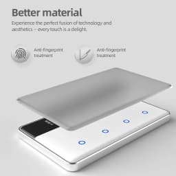 Zemismart Zigbee DIY Name Screen Display Switch with SAA Certification Smart Wall Light Switch Work with Tuya Smart Life App