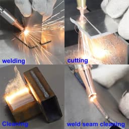 2000W 4 in 1 Fiber Laser Welding Cleaning Cutting Soldering Machine for All Metal Rust Removal Fiber Laser Welder EU US Stock