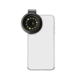 Polarized Optical 10X Skin Magnifier Smartphone Dermatoscope DE-400 pocket round dermoscopy for home use