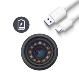 Polarized Optical 10X Skin Magnifier Smartphone Dermatoscope DE-400 pocket round dermoscopy for home use