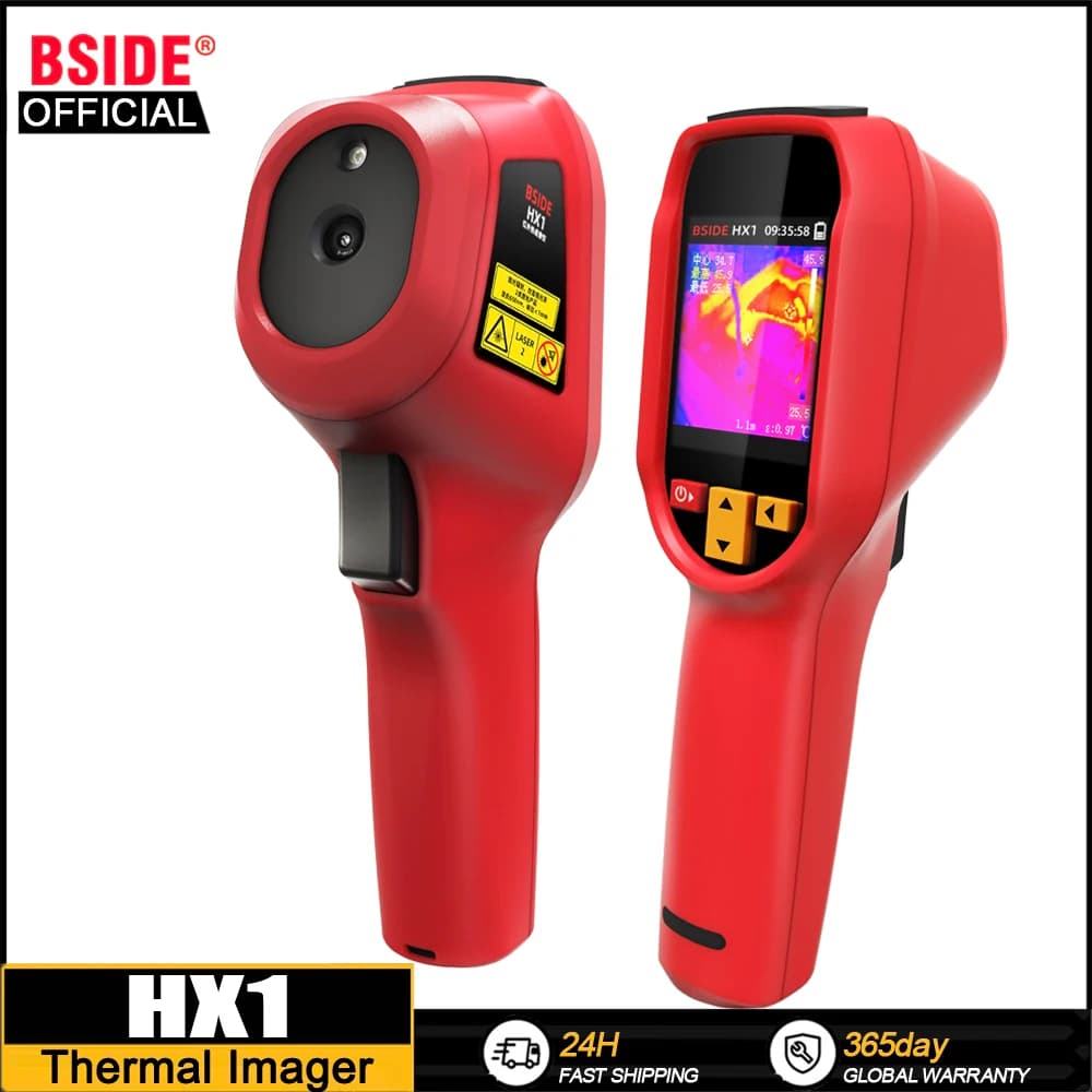 BSIDE HX1 Thermal Imaging Camera Handheld Industrial -20-550C HD Resolution PCB Pipe Inspection Fire Safety Thermal Imager