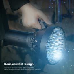 IMALENT MS32 Brightest Flashlight 200,000 Lumens, Rechargeable Flashlights Tactical Flash Light Cooling Fans for Outdoor Camping