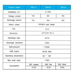 30A Smart PWM Solar Regulator Auto 12V/24V LCD Screen Dual USB Charging Controller Photovoltaic Battery Stabilizer for Off-Grid Home Solar Power System