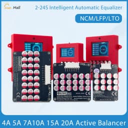 Active Equalizer Balancer4A 5A 7A 10A 15A 20A 4S 12S 24S Cells Balancer Lifepo4 Lipo LTO Battery Energy Capacitor Lithium Pack