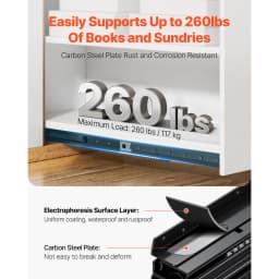 SucceBuy Undermount Drawer Slides 32 inch Full Under Stair Cabinet Rails 260LB Load Capacity rack Runners to DIY Replacement