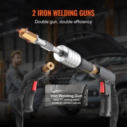 SucceBuy Spot Welder Dent Puller 3 KW Stud Welder Dent Repair Kit w/ 2Welding Guns Auto Body Spot Welding Repair Machine for Car