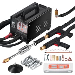 SucceBuy Spot Welder Dent Puller 3 KW Stud Welder Dent Repair Kit w/ 2Welding Guns Auto Body Spot Welding Repair Machine for Car