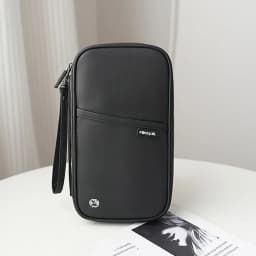 Portable Family Passport Holder Travel Document Organizer Credit Card Clutch Bag for Cards ID Card Money Ticket