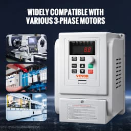 SucceBuy 2.2 KW VFD Inverter Variable Frequency Drive Converter AC 220V 3P Output Speed Controller for Water Pump Motor CNC