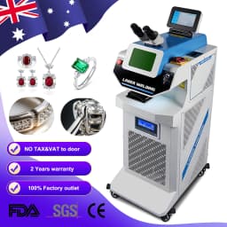 200W Laser Spot Welder Jewelry Laser Welding Machine for Metal Gold Silver Jewelry with CCD Red Light Position