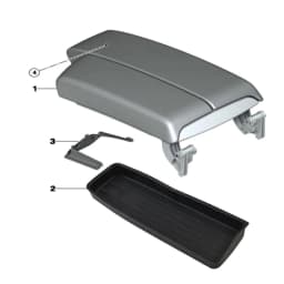 51167118064 For BMW Car Center Console Armrest Insert Storage Box Tray Trim For BMW 3 Series E90 E91 E92 E93 Interior Accessory