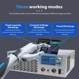 Heltec 50A Power Battery Capacity Tester Charge Discharge Load Detection Aging Test Voltmeter for Li ion LiFePo4 EU US Standards