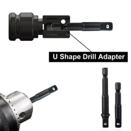 1 set Drill Socket AdaptorSet Impact Nut Driver Hex Extension Bit 1/4" 3/8" 1/2"Tool