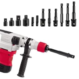 1 set Drill Socket AdaptorSet Impact Nut Driver Hex Extension Bit 1/4" 3/8" 1/2"Tool