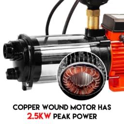 PORIYA Heavy Duty 2500W High Pressure Water Pump Car Wash Farm Irrigation Firefighting
