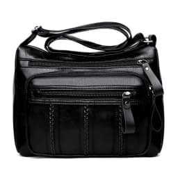 2PCS Ladies Cross Body Messenger Bag Women Shoulder Over Bags Handbags Soft Phone Bag