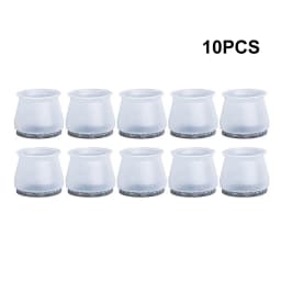 10PCS Chair Leg Floor Protector Furniture Table Feet Cover Silicone Cap Pads Cap