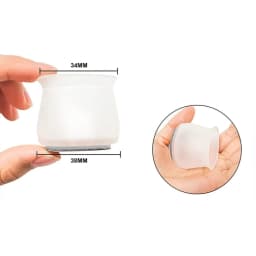10PCS Chair Leg Floor Protector Furniture Table Feet Cover Silicone Cap Pads Cap