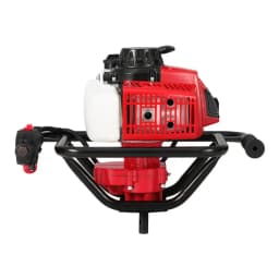 Petrol Powered Post Hole Digger Motor Only Red Heavy Duty Earth Auger Engine
