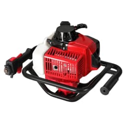 Petrol Powered Post Hole Digger Motor Only Red Heavy Duty Earth Auger Engine