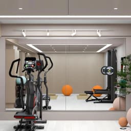 141*60cm 3PCS Full Length Gym Wall Mirrors – Shatterproof Tempered Glass, HD Clear Reflection, Scratch Resistant, Easy Mount Multi-Scene Mirror