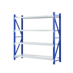 Heavy Duty 2Mx2M Warehouse Shelving Garage Storage Rack Adjustable Metal Organizer Stand Industrial Utility Rack for Home Shop Warehouse