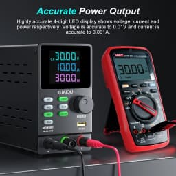 KUAIQU 300W Adjustable DC Power Supply 30V 10A 300V 1A 200V Voltage Regulator RS-232/USB Power Source M1~M4 OUTPUT Repair Tools