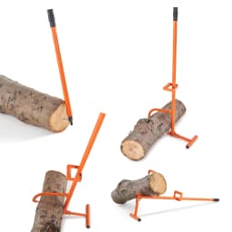 SucceBuy Timberjack 4-in-1 Heavy Duty Steel Log Lifter Multifunctional Log Roller Adjustable Cant Hook Log Jack for Rolling Logs