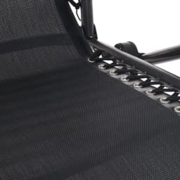 2PC Zero Gravity Folding Lounge Chair Adjustable Outdoor Recliner Sunbed Camping Black Set