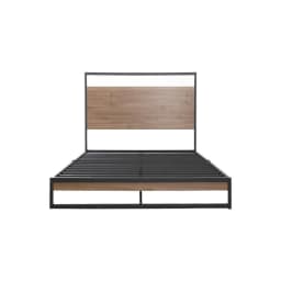 Single Size Metal Bed Frame with Strong Support Platform for Bedroom Use