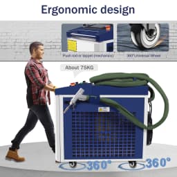 3000W Raycus Laser Welder with Dual Wire Feeder Machine 4 in 1 Laser Welding Cleaning Cutting Machine Handheld for Metal