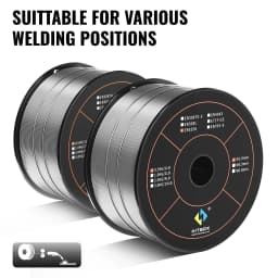 HITBOX ER5356 1.0mm Aluminum Welding Wire 0.5KG 1 Pound Spool Solid Aluminium Wire MIG Welding Accessories Fits Spool Gun MIG Welding Machines