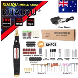 KUAIQU Variable Speed Mini Grinder Set Power Supply Charging Electric Drill Engraving Pen Rotary Tools Kit For Polished Carving