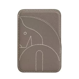 Handmade Short Multi-Card Slot Women's Leather Business Card Holder Large Capacity Simple Design Ladies' Name Card Clip