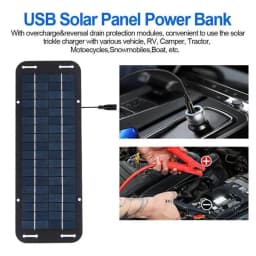 12V Solar Panel Kit 60W Waterproof Trickle Battery Charger Powered for Car RV AU