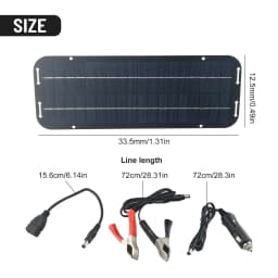 12V Solar Panel Kit 60W Waterproof Trickle Battery Charger Powered for Car RV AU