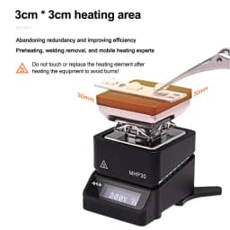 Mhp30 Digital Display Adjustable Constant Temperature Heating Station Soldering Iron Welding Preheating Station New