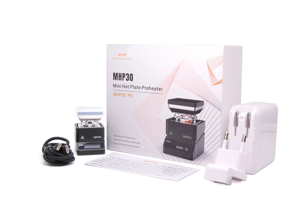 Mhp30 Digital Display Adjustable Constant Temperature Heating Station Soldering Iron Welding Preheating Station New