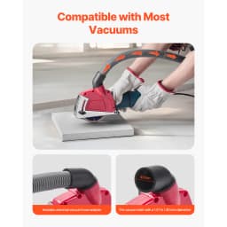 SucceBuy Cutting Dust Shroud for Angle Grinders 4-5 in Angle Grinder Dust Shroud with 6 Clamping Washers for Concrete Wall Stone