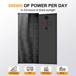 (AU Stock 2-5 Days) AeternaSol 400W/200W W 25.6% High-Efficiency PV Power for Home Rooftop 18B N-Type Solar Panel 12V Monocrystalline Solar Panel 18BB Cells High Efficiency Module RV Marine Boat Caravan Off Grid Monocrystalline Solar Panels Charging 12V