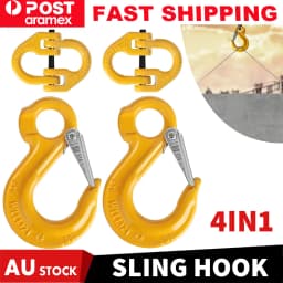2PCS 1.12T European Eye Shaped Sliding Hook+Double Ring Buckle Set Part