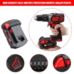 M-18 18V 5/8/9/12Ah Replacement Battery for Milwaukee, Low-Temp Resistant Fast Charge for Cordless Power Tool Battery Pin AU