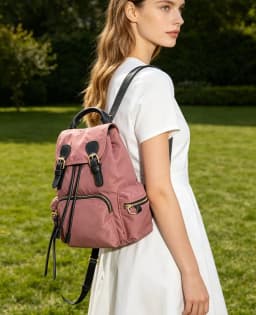 New Thickened Leather Fashion Backpack, Niche Design Casual Daypack, Lightweight Commuter Student School Bag
