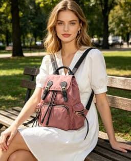 New Thickened Leather Fashion Backpack, Niche Design Casual Daypack, Lightweight Commuter Student School Bag