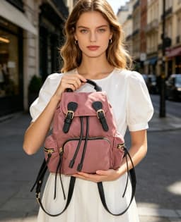 New Thickened Leather Fashion Backpack, Niche Design Casual Daypack, Lightweight Commuter Student School Bag