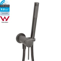 **Sydney Stock** KYLINS Brushed Gold Gun Metal Chrome Black Slim Hand Shower Head Holder Set with Mixer Taps Set WELS WATERMARK